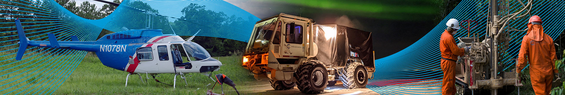 SAExploration has extensive experience in survey and line cutting services utilizing the latest tools and technologies . SAE vibrators range from 15,000-80,000 pounds and using Source Driven Shooting techniques we average more than 10,000 VPs day. SAExploration’s efficiency across challenging environments provides superior quality geophysical data processing services 